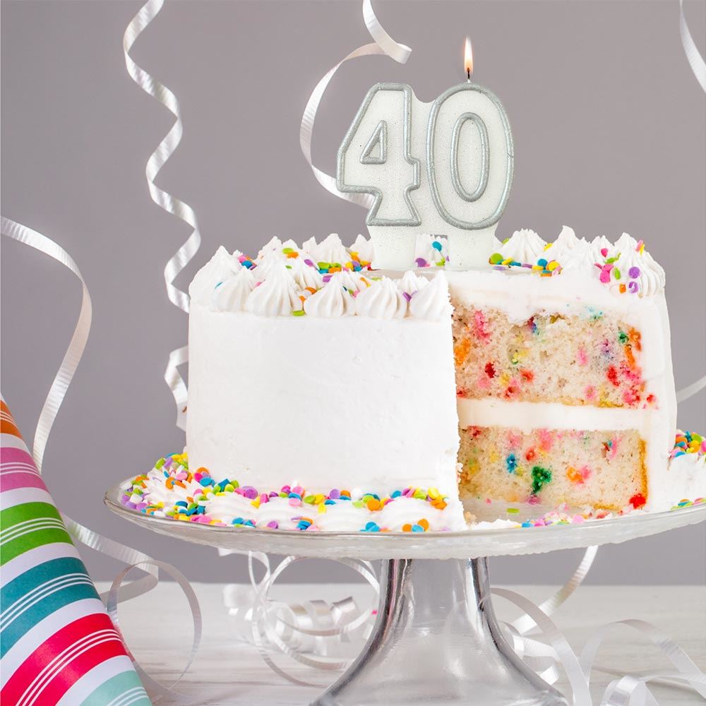 Bougie anniversaire 40
