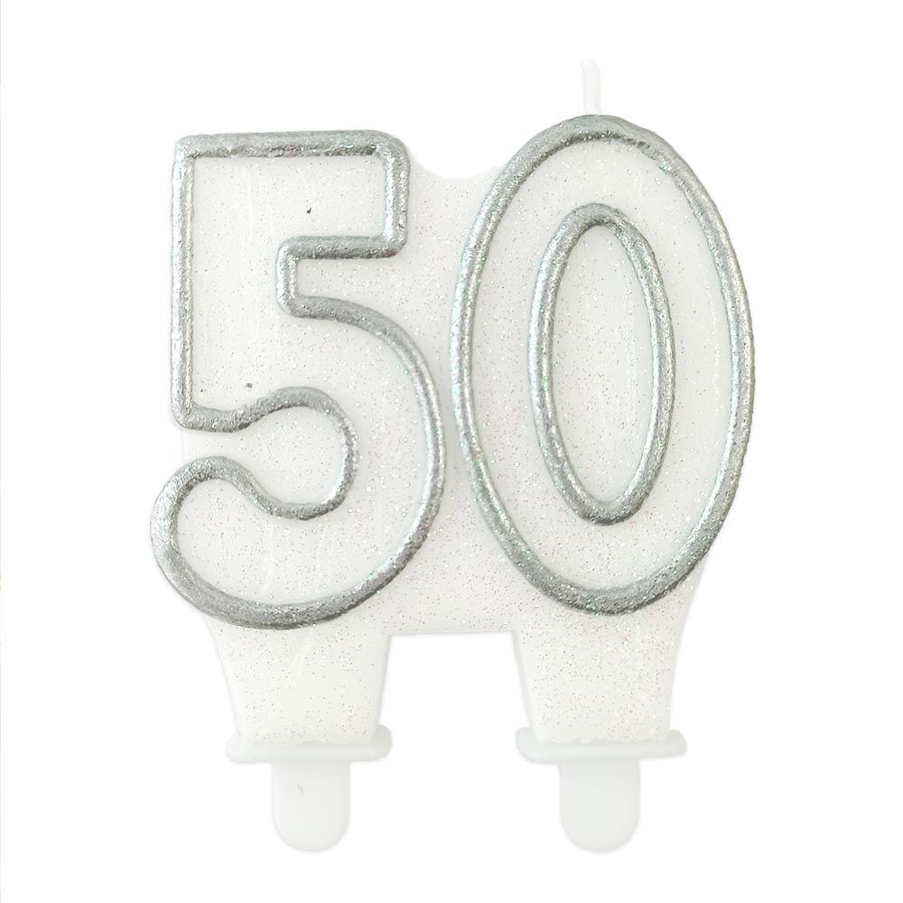 Bougie anniversaire 50