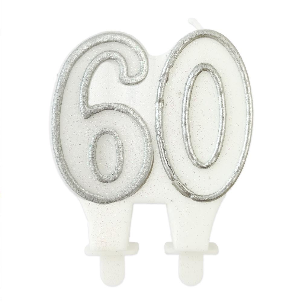 Bougie anniversaire 60