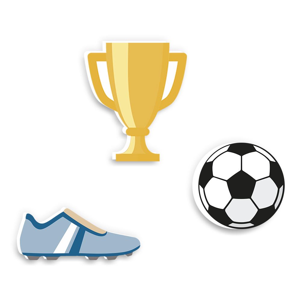 Pack 3 pateres foot