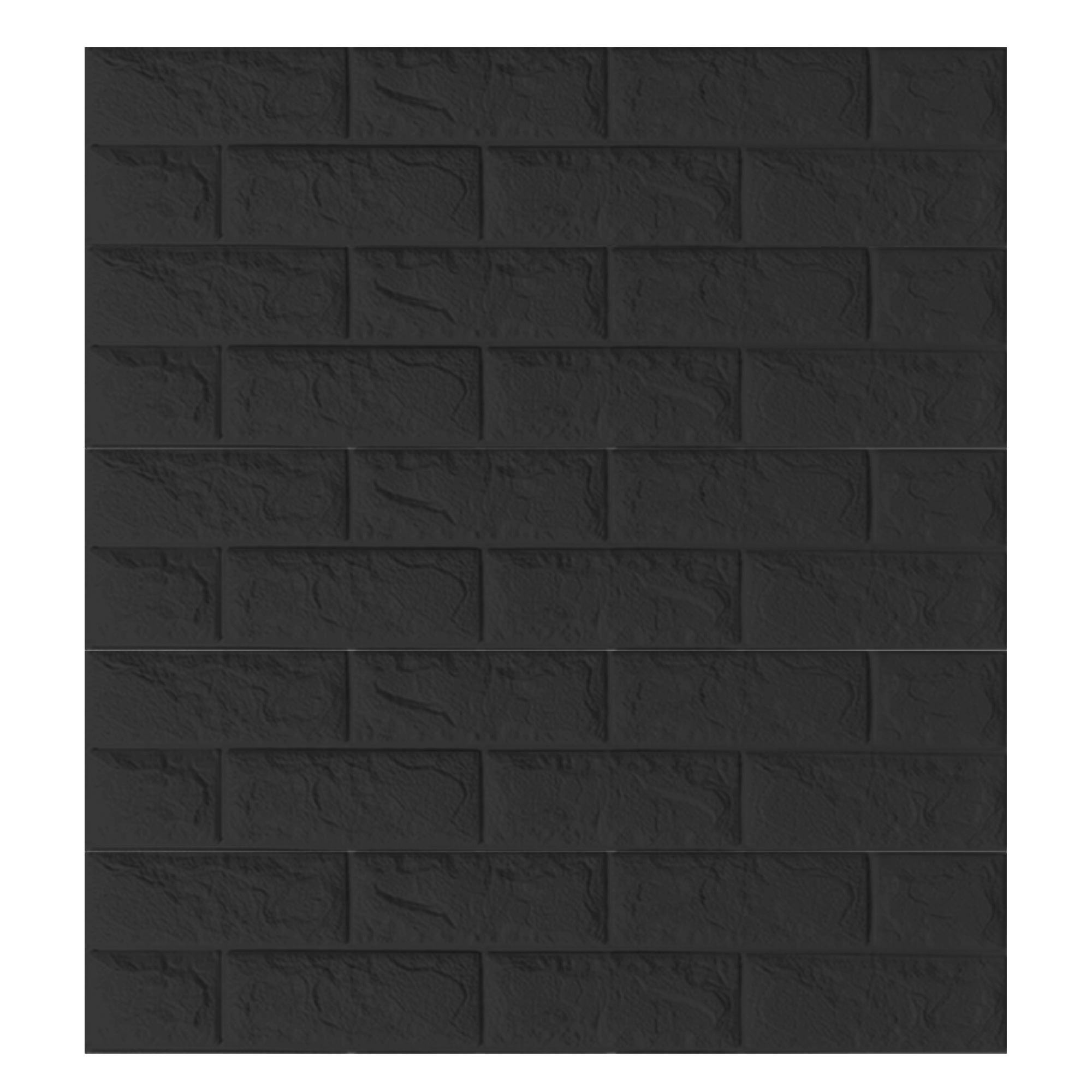 Sticker 3d mousse noir