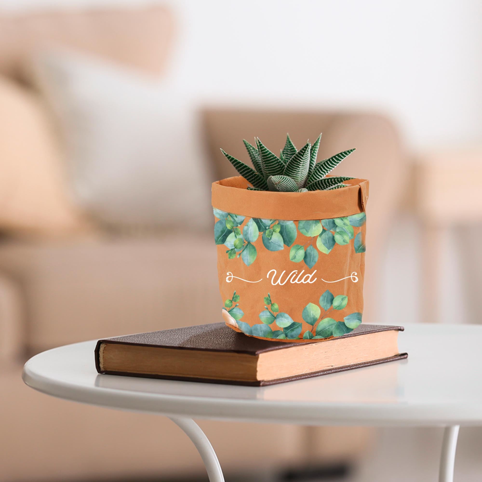 Cache pot papier pm "wild"