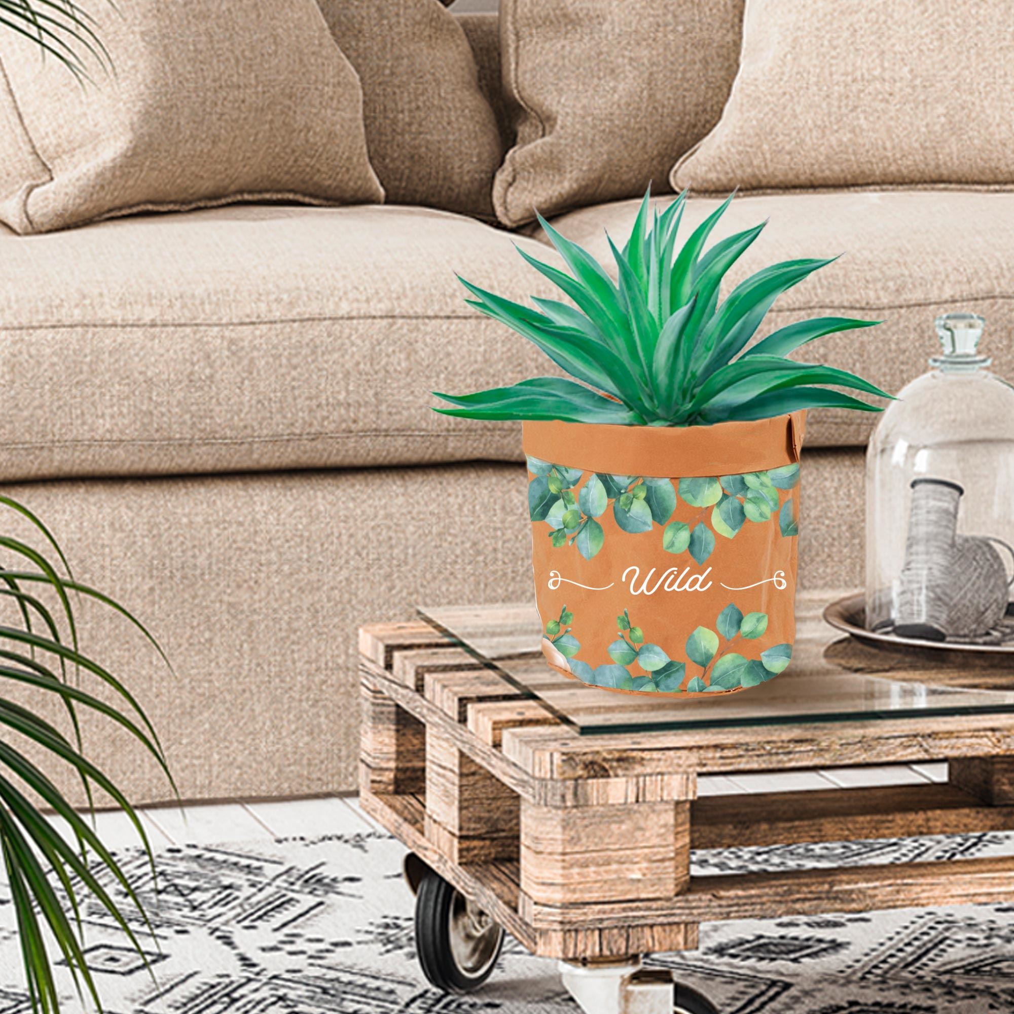 Cache pot papier mm "wild"
