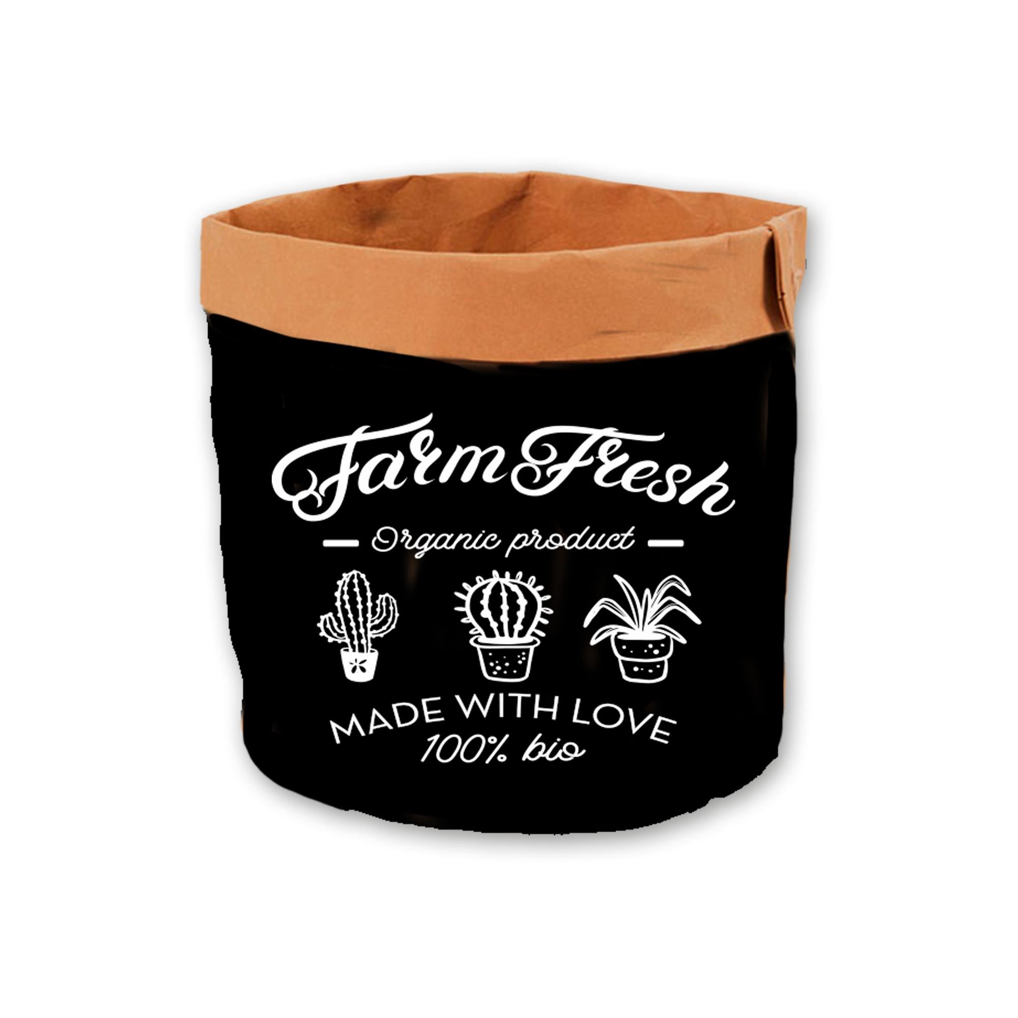 Cache pot papier mm "farm fresh"