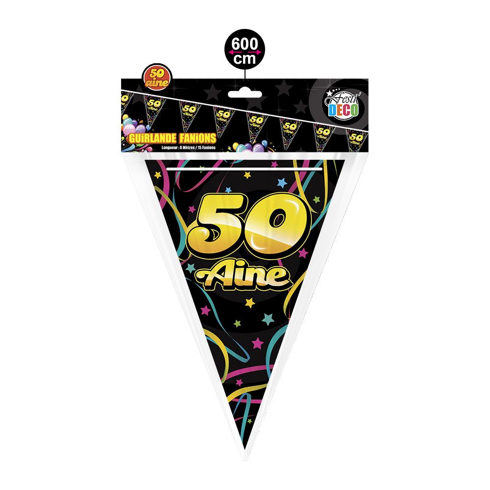 Guirlande fanion 50 aine