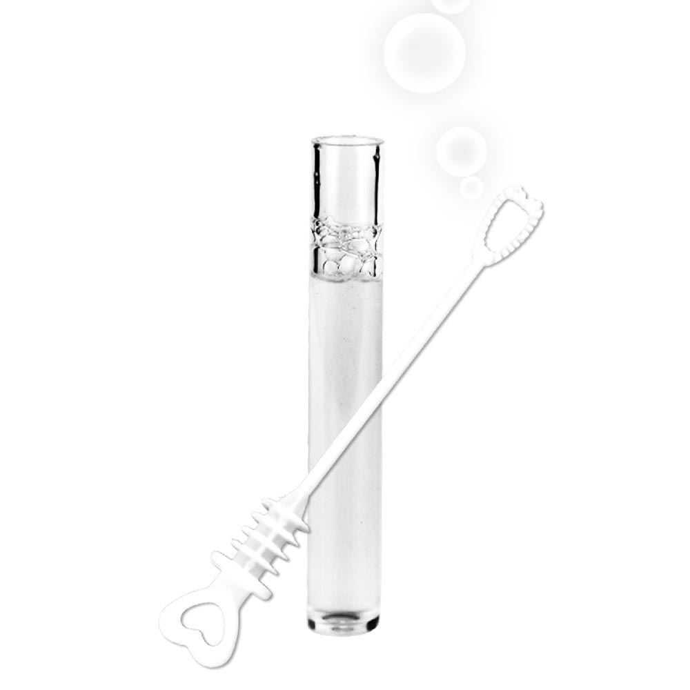 Tubes bulles a savon 6pcs mariage