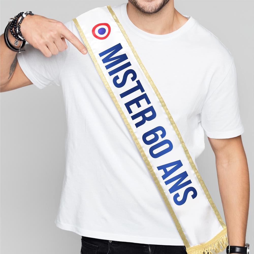 Echarpe mister 60ans