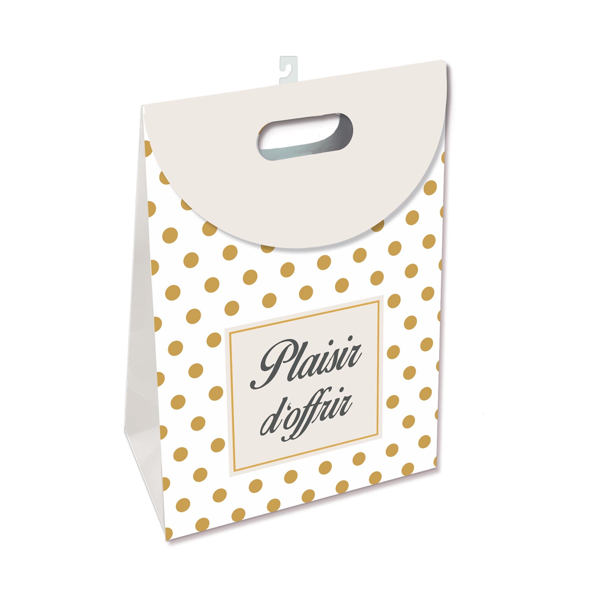 Pochette rabat mm "plaisir.." pois/