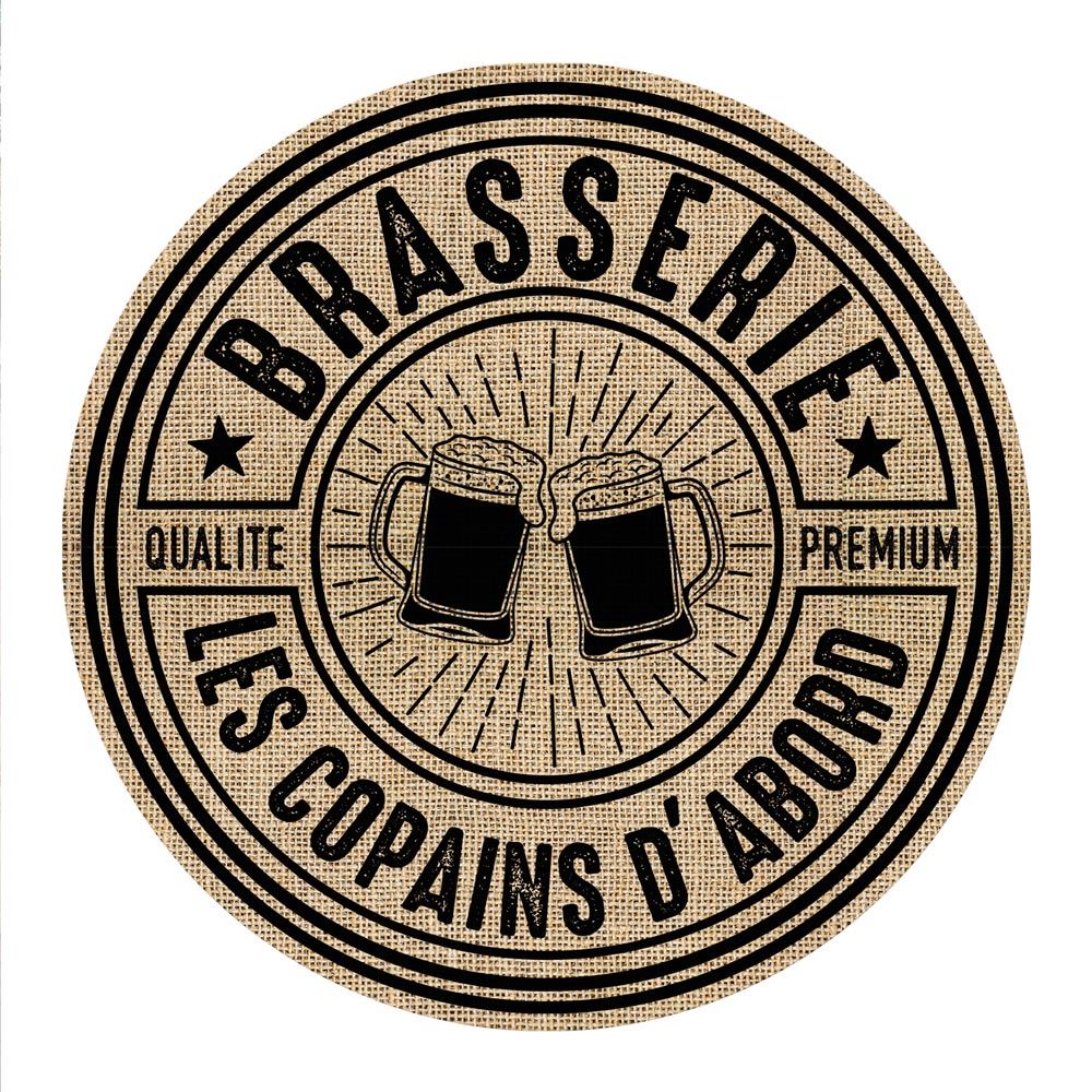 Set de table rond brasserie