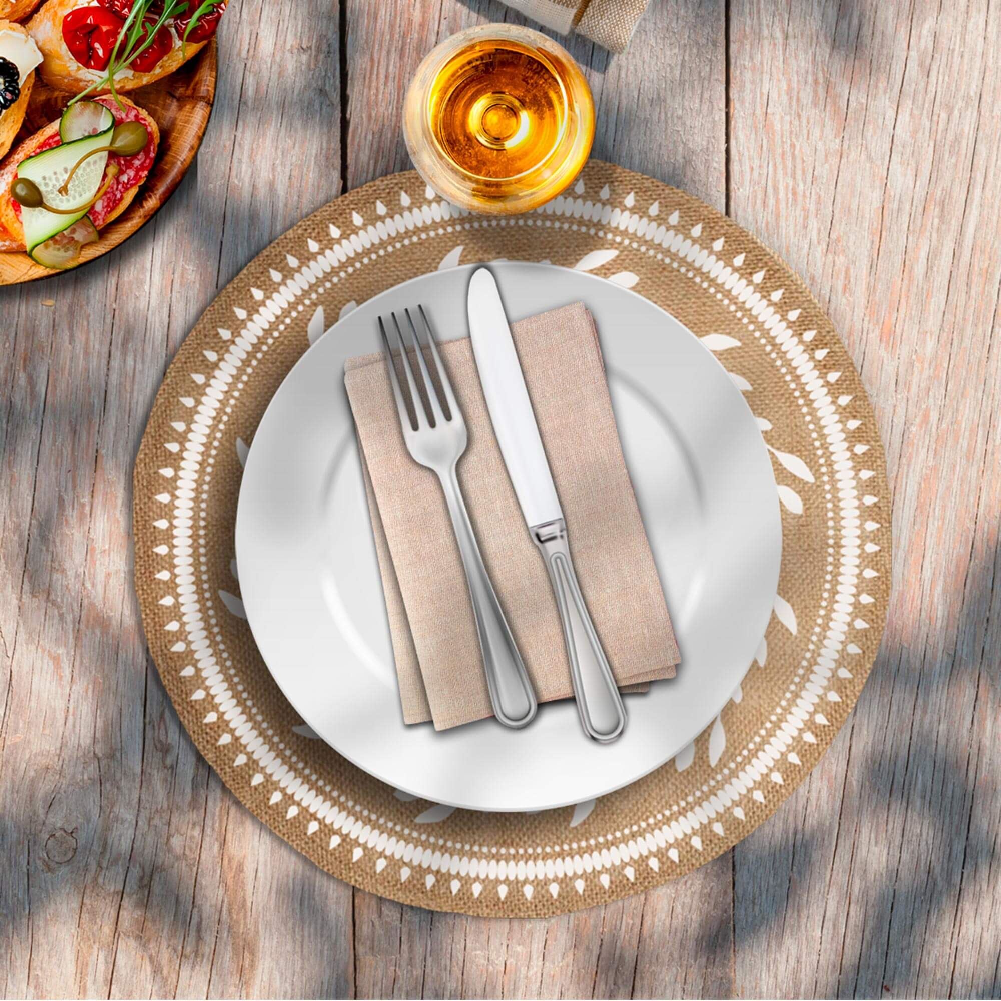Set de table rond "love"