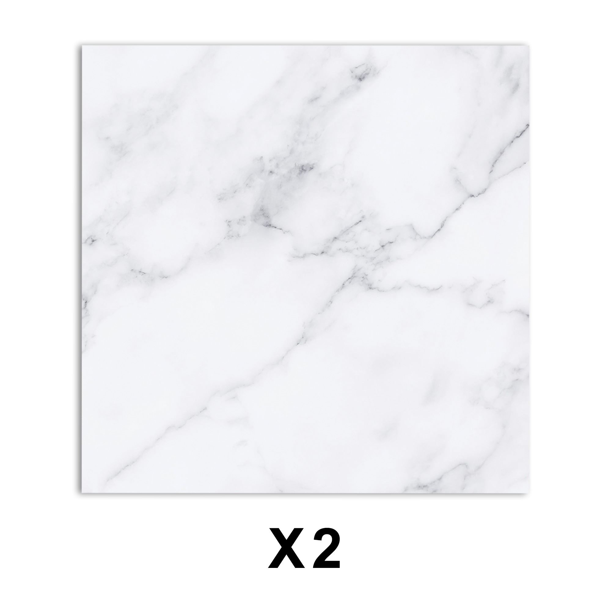 Stickers carreaux 30x30 marbre blanc