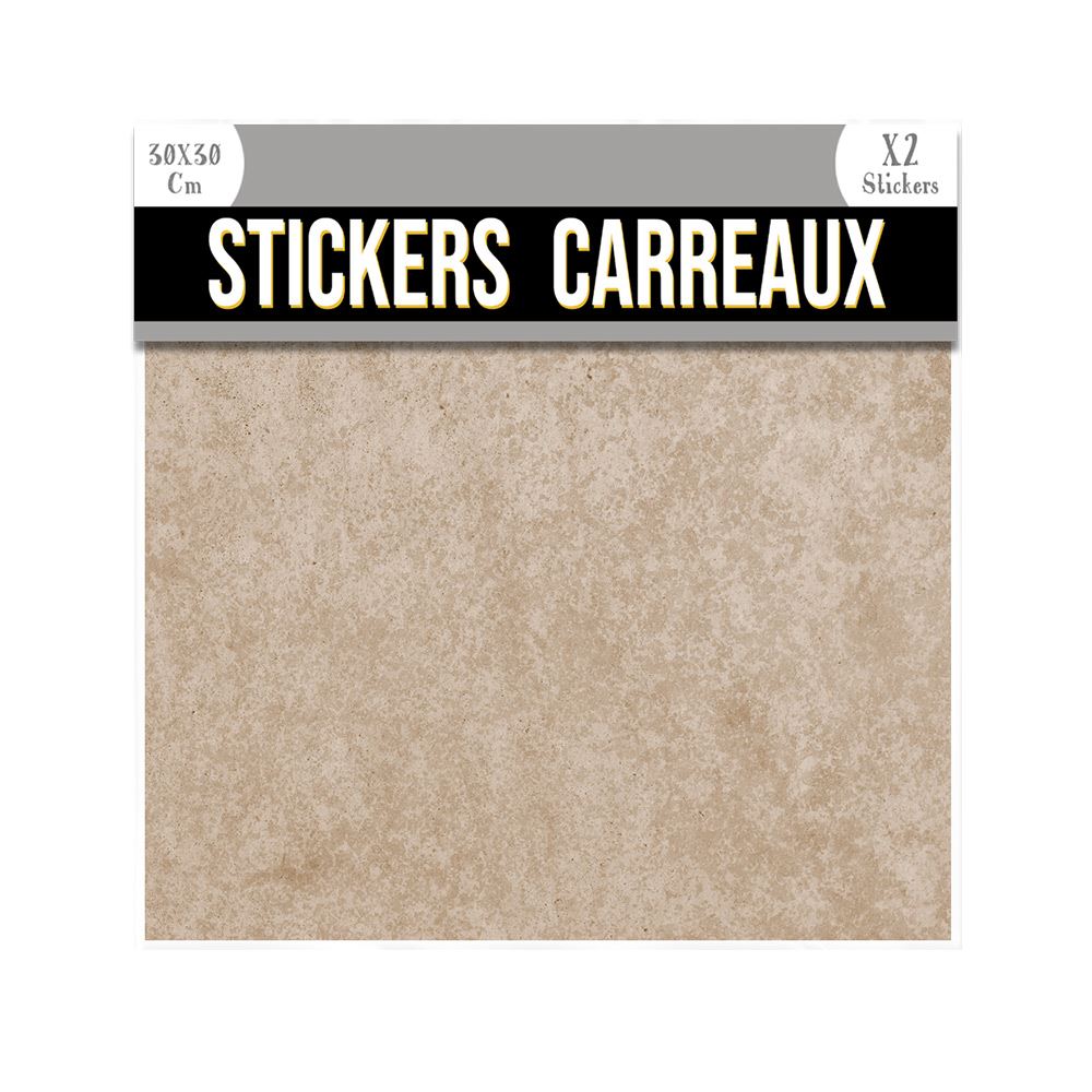 Stickers carreaux 30x30 beige