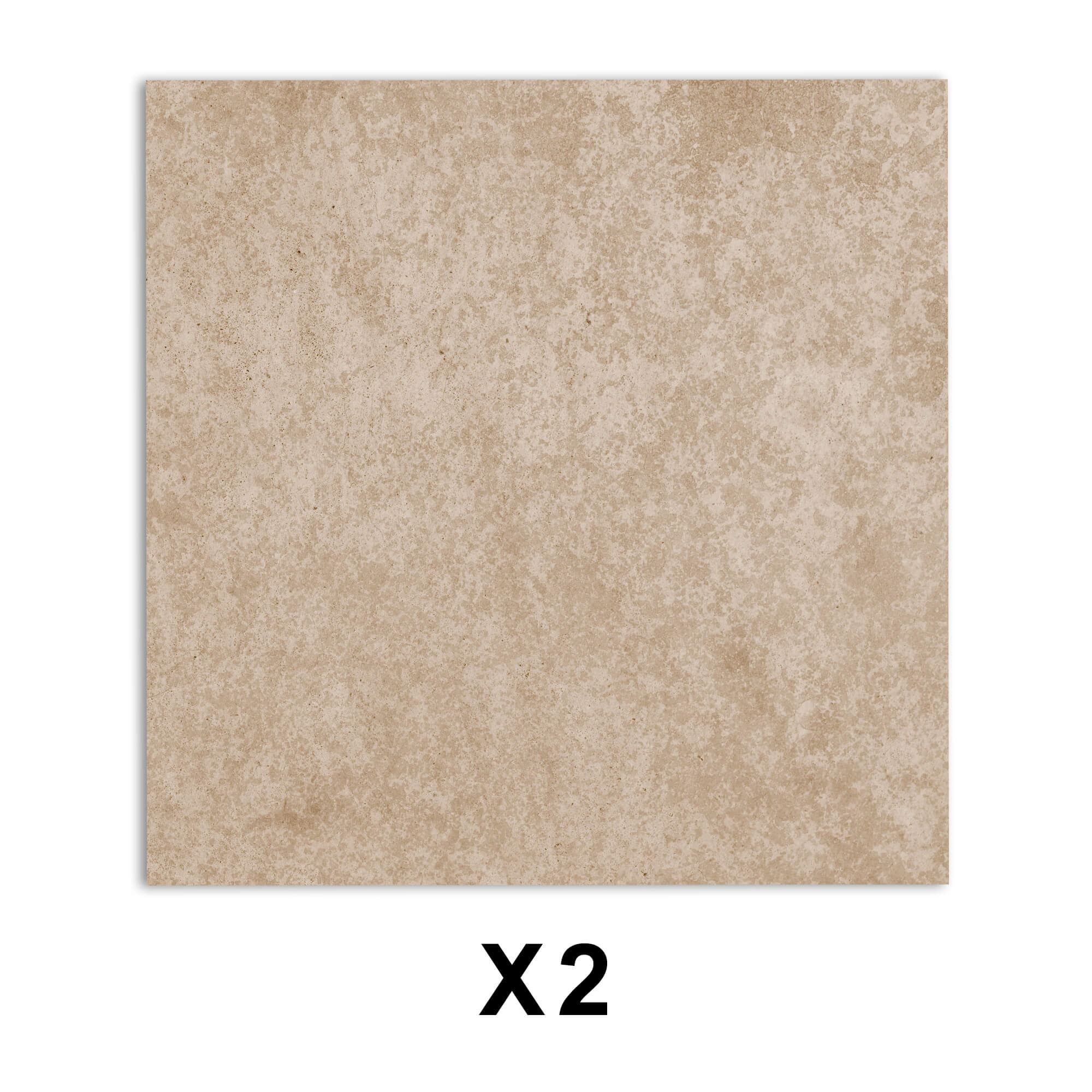 Stickers carreaux 30x30 beige