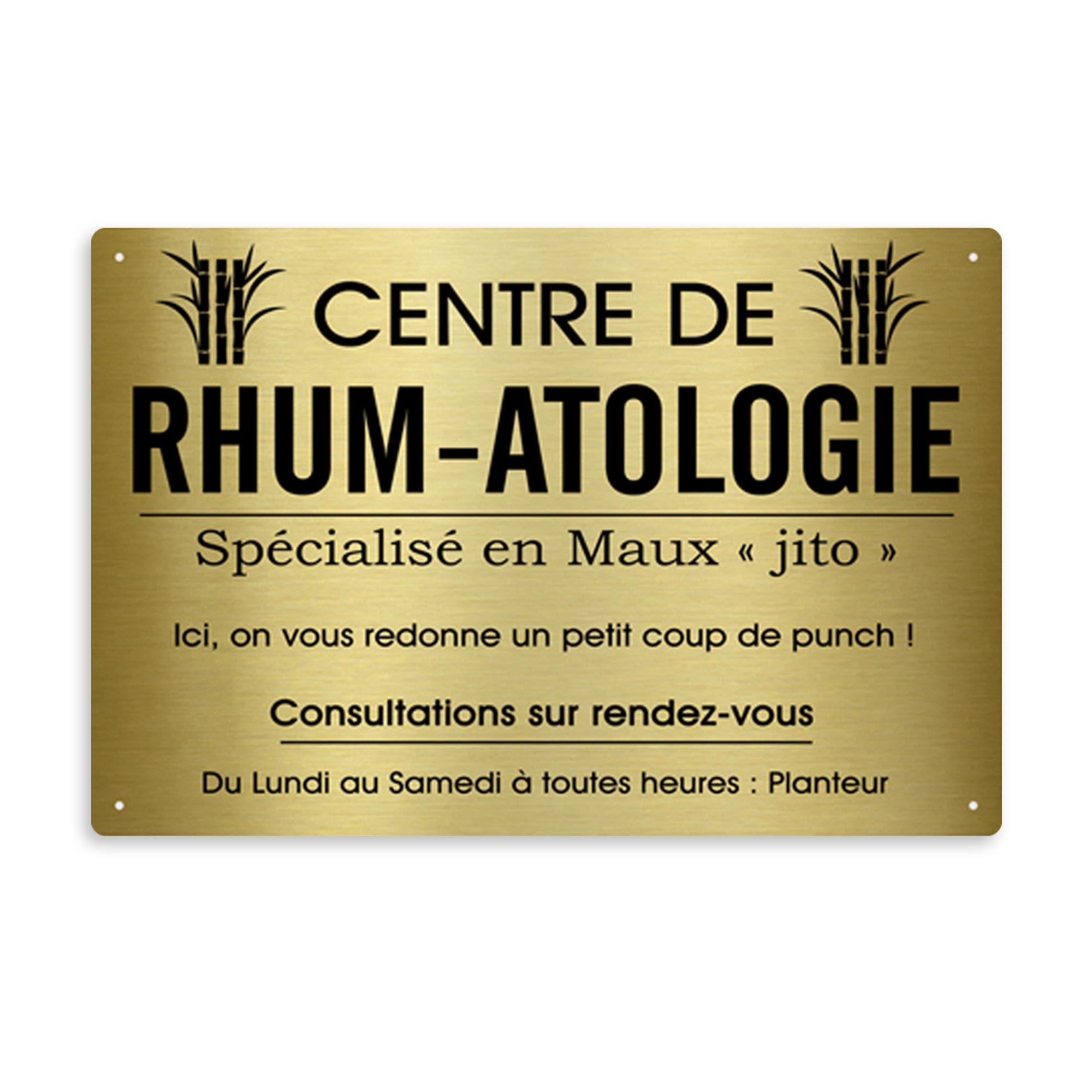 Plaque professionnelle rhum_atologie
