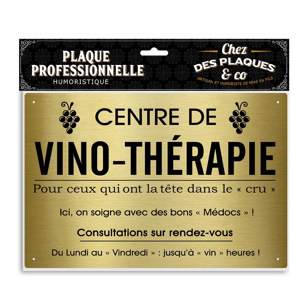Plaque professionnelle vino_therapie