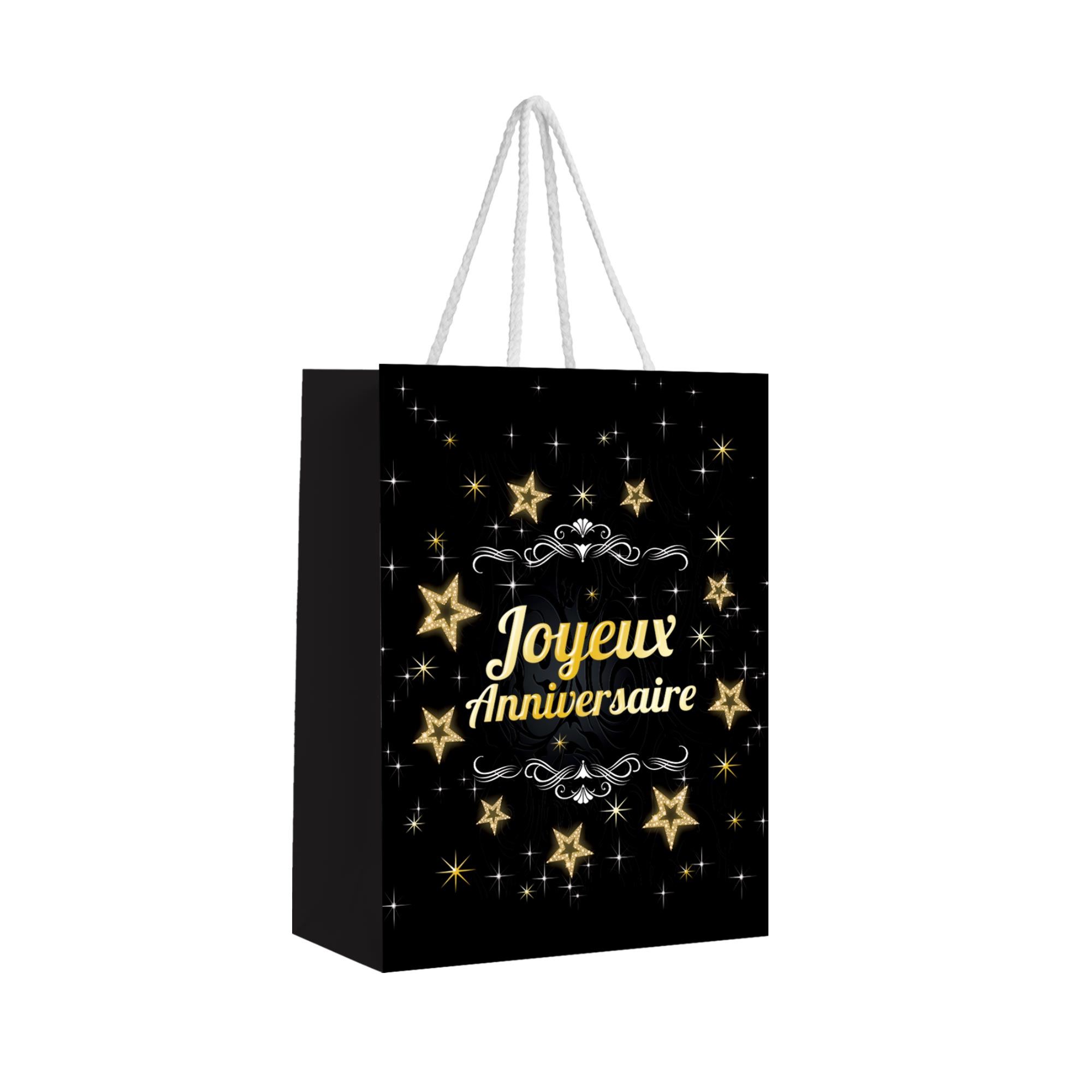 Mini pochette anniv party chic dore