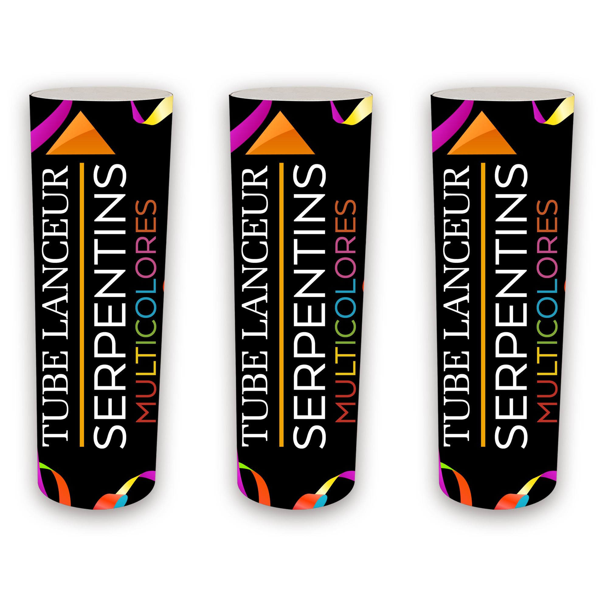 Pack 3lanceurs serpentins festif