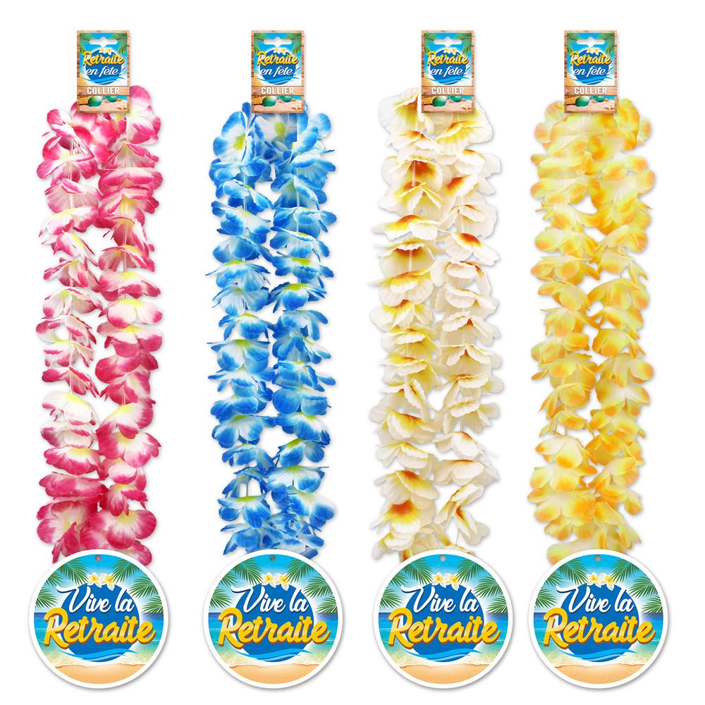 Collier fleurs retraite