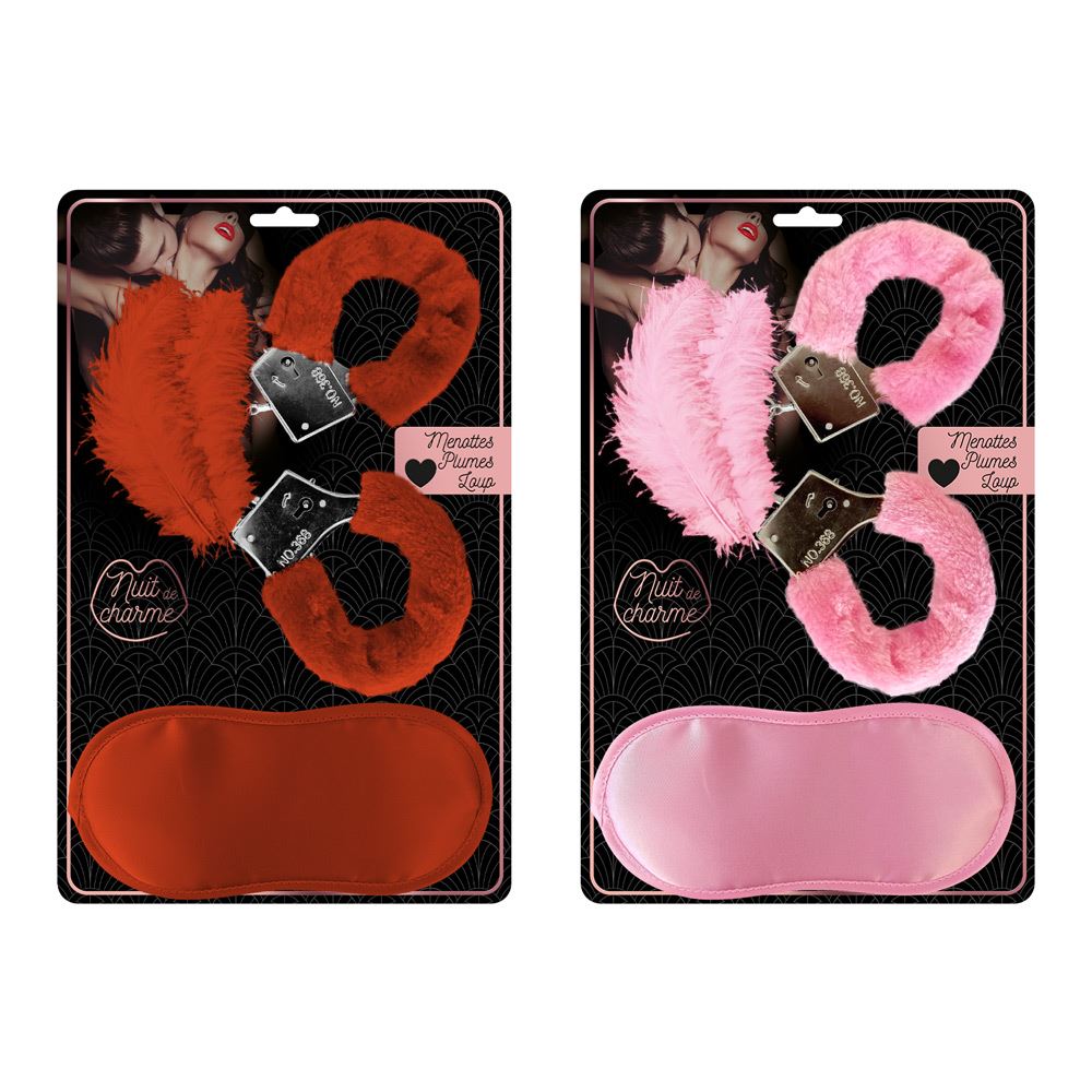 Kit menottes a plumes 2mods