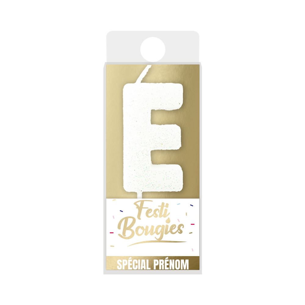 Bougie blanche e
