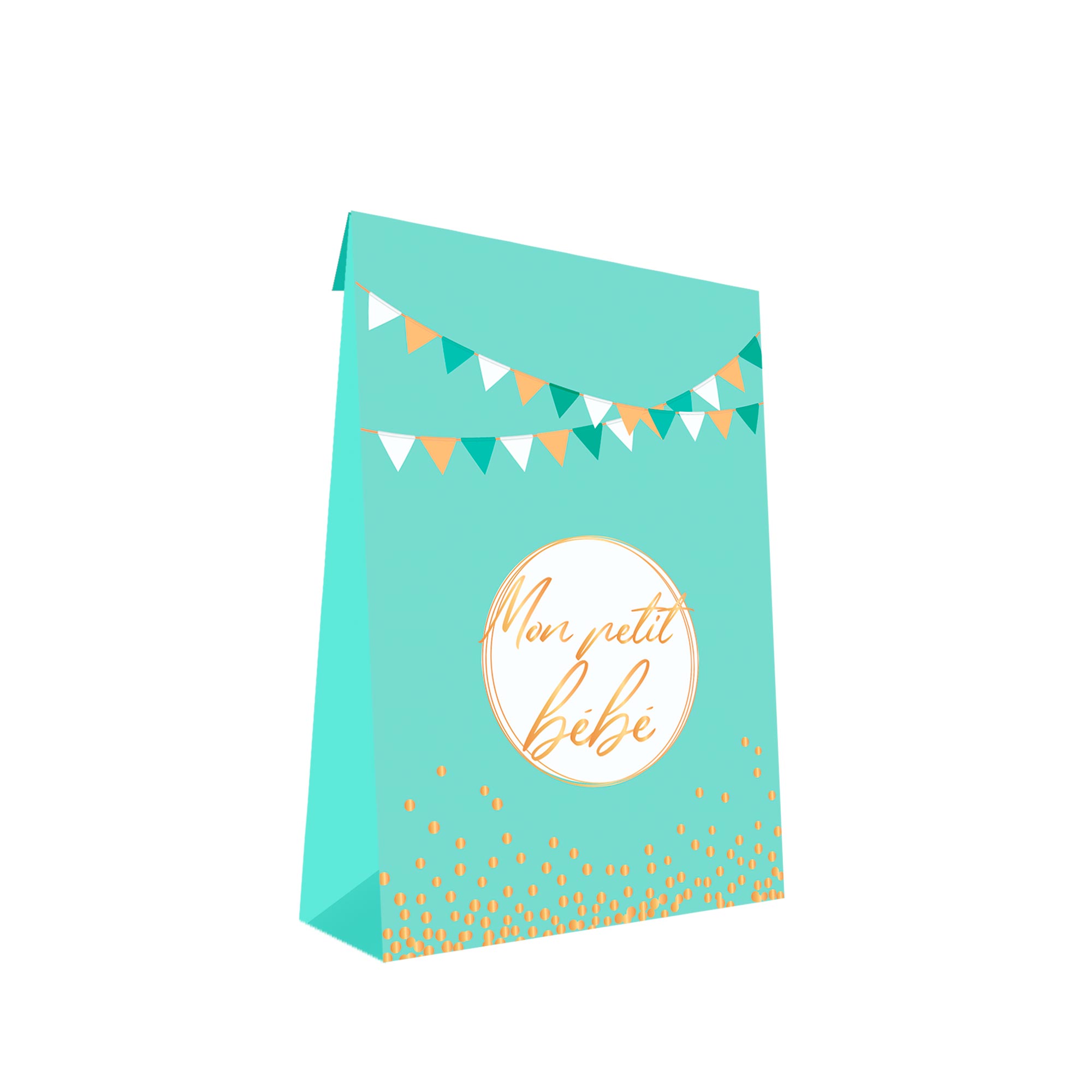 Sachet 6 pochettes cadeau garcon