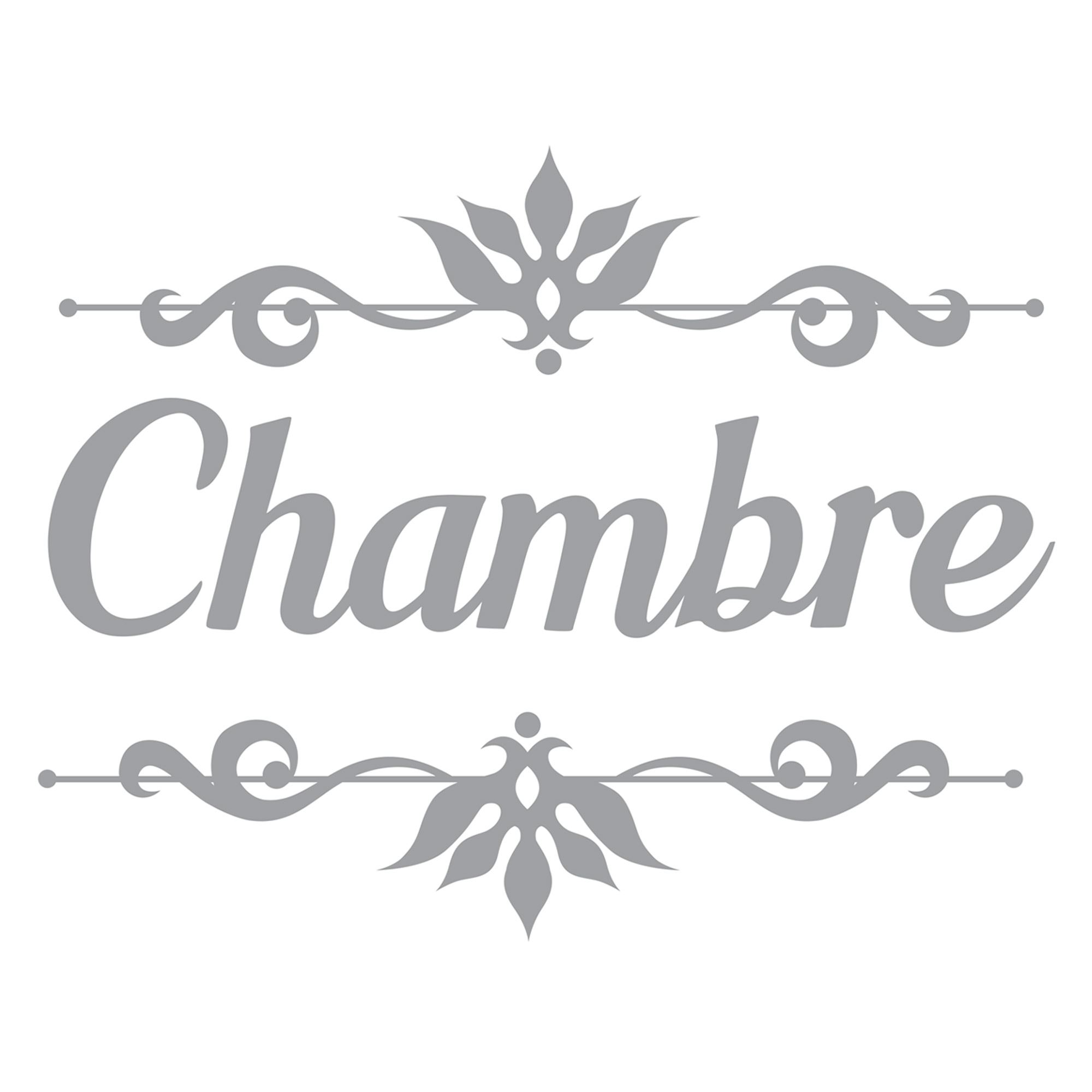 Sticker porte "chambre"