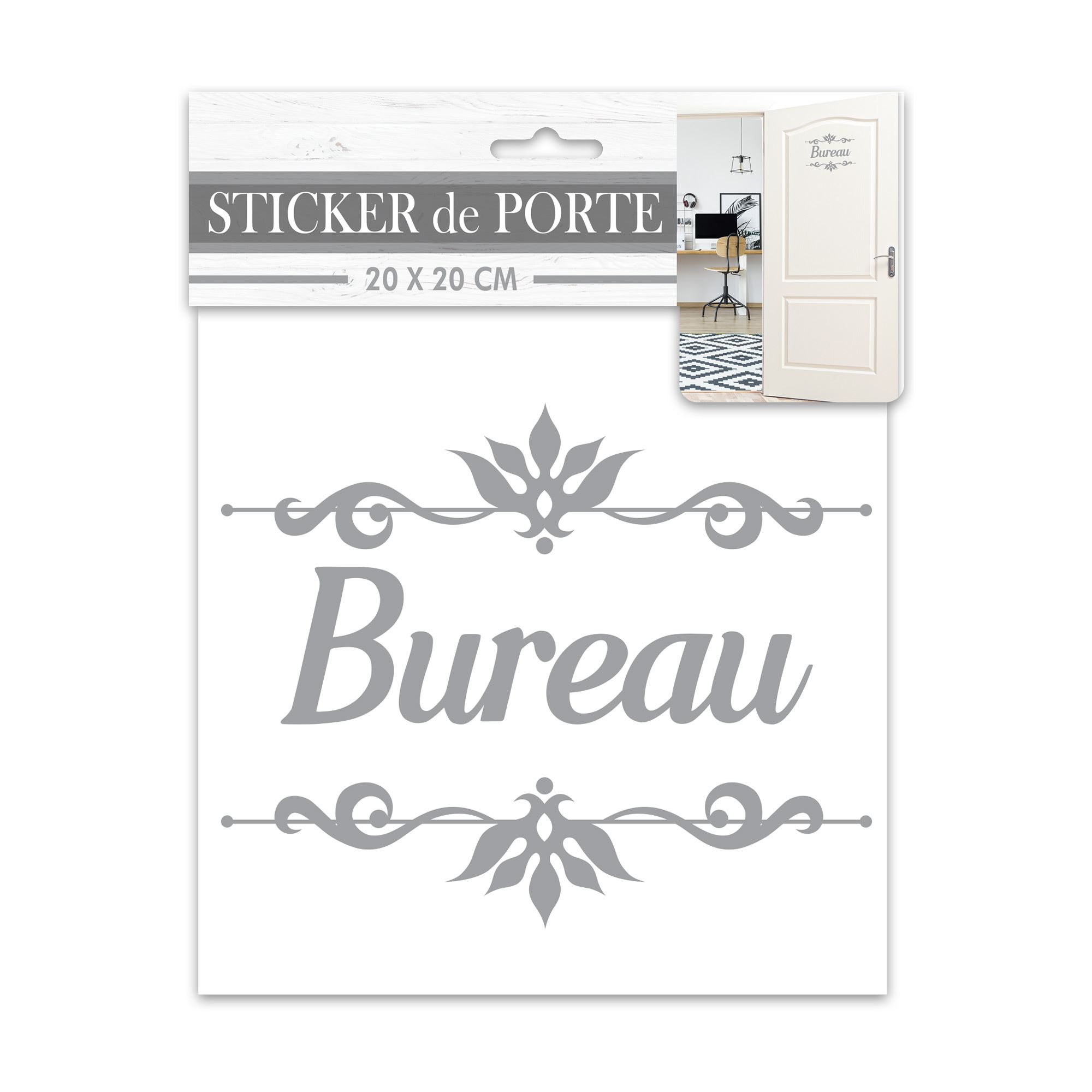 Sticker porte "bureau"