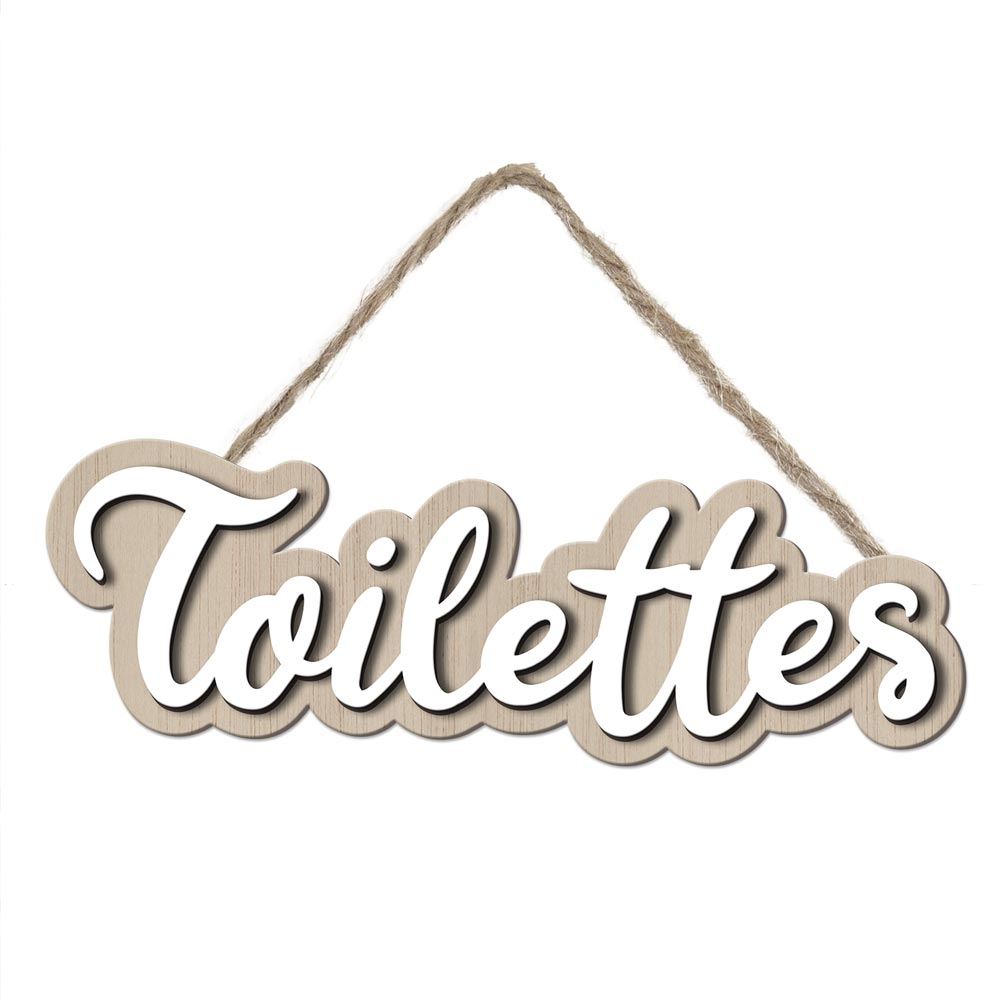 Mot a suspendre "toilettes"