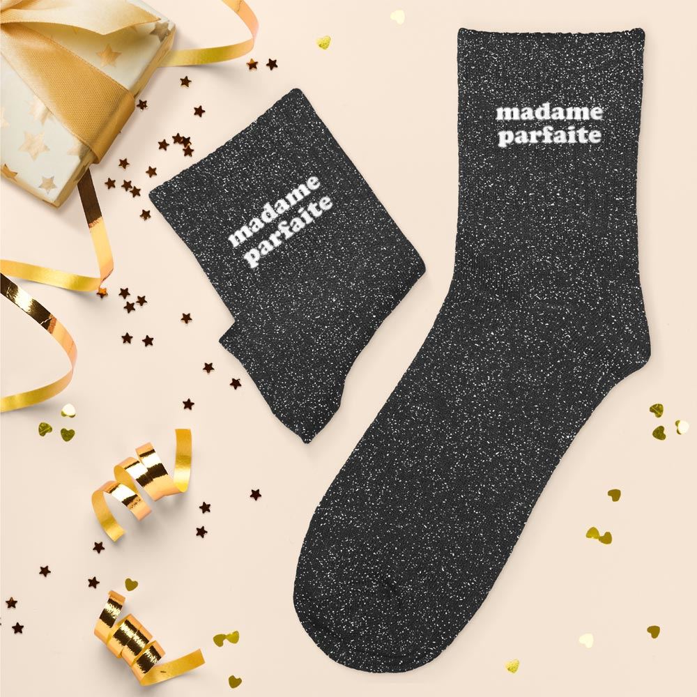 Chaussettes paillettes madame parfaite