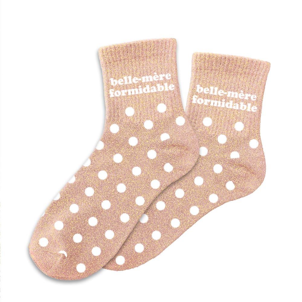 Chaussettes paillettes belle mere formidable