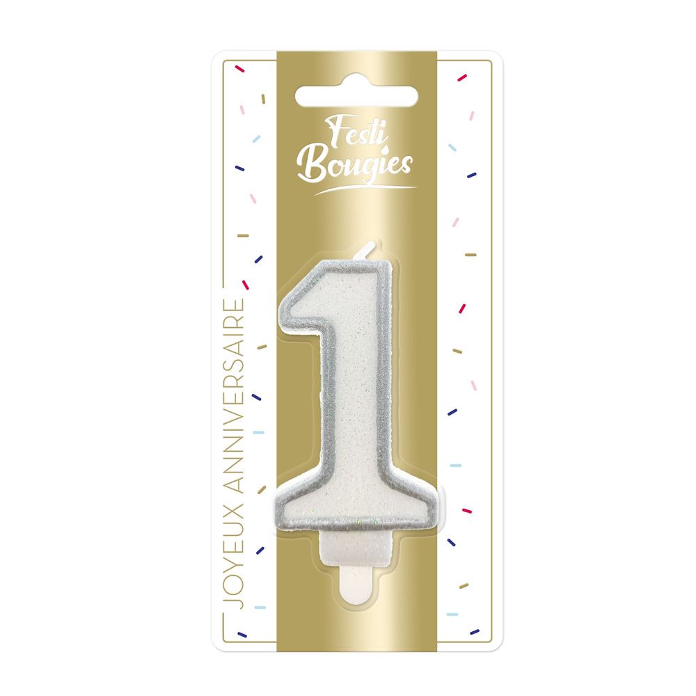 Bougie anniversaire 1