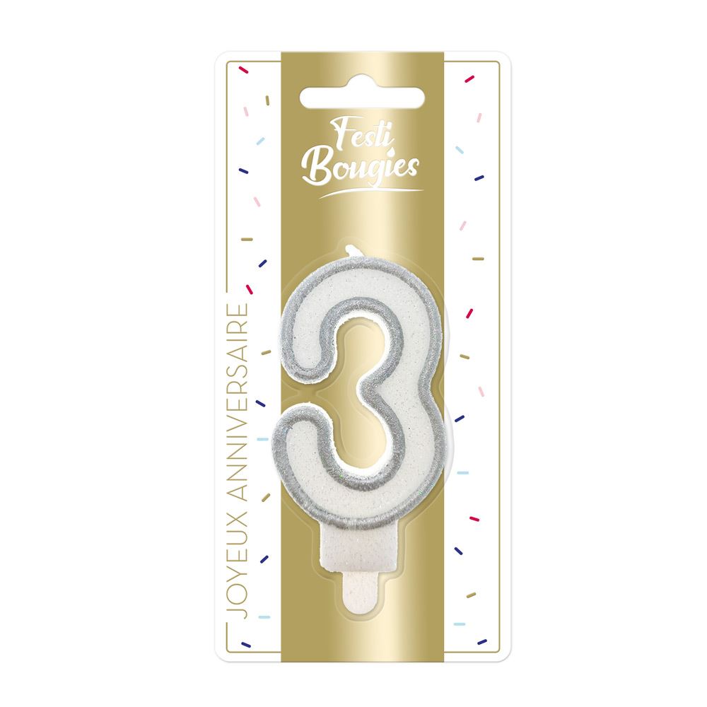 Bougie anniversaire 3