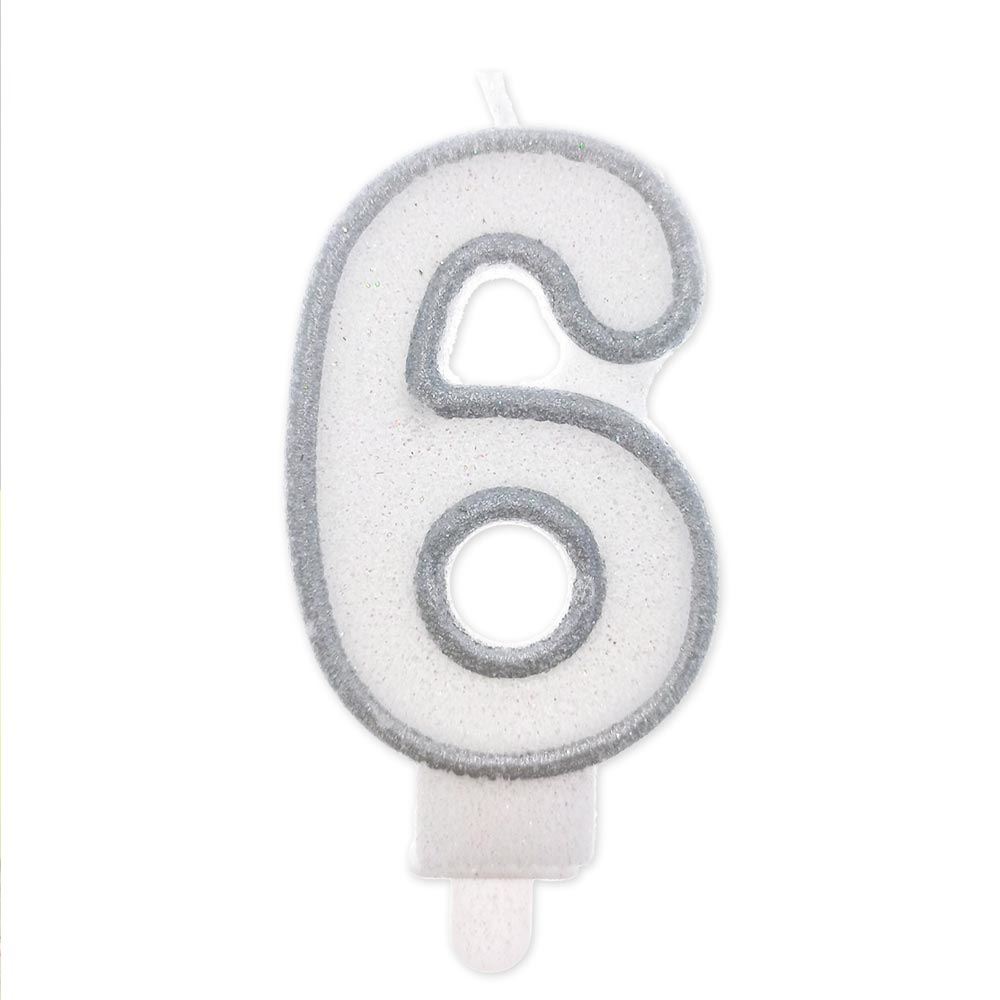 Bougie anniversaire 6