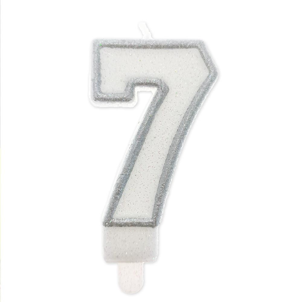 Bougie anniversaire 7