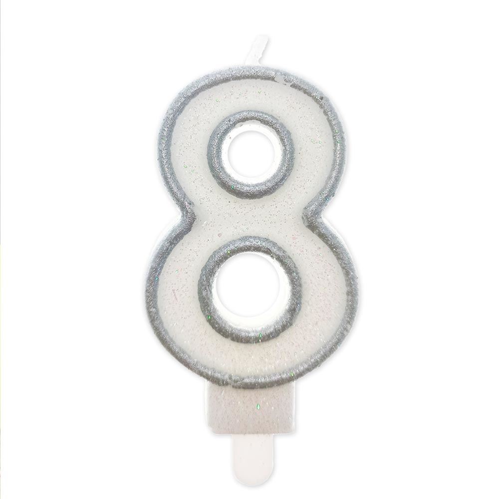 Bougie anniversaire 8