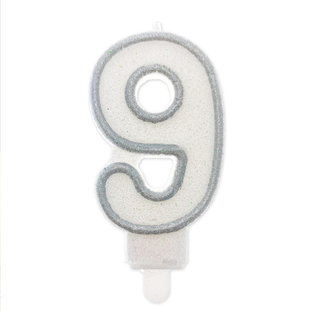 Bougie anniversaire 9