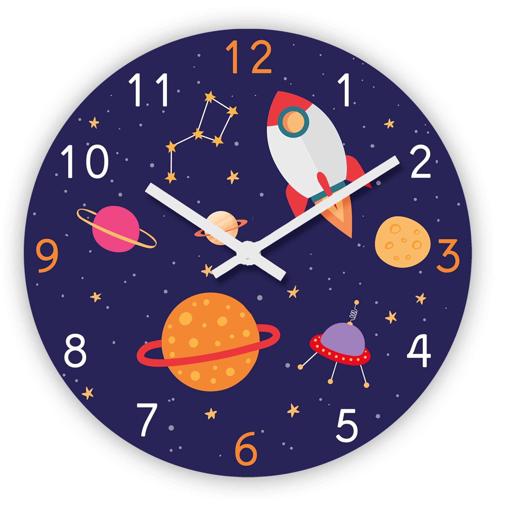 Horloge espace fusee