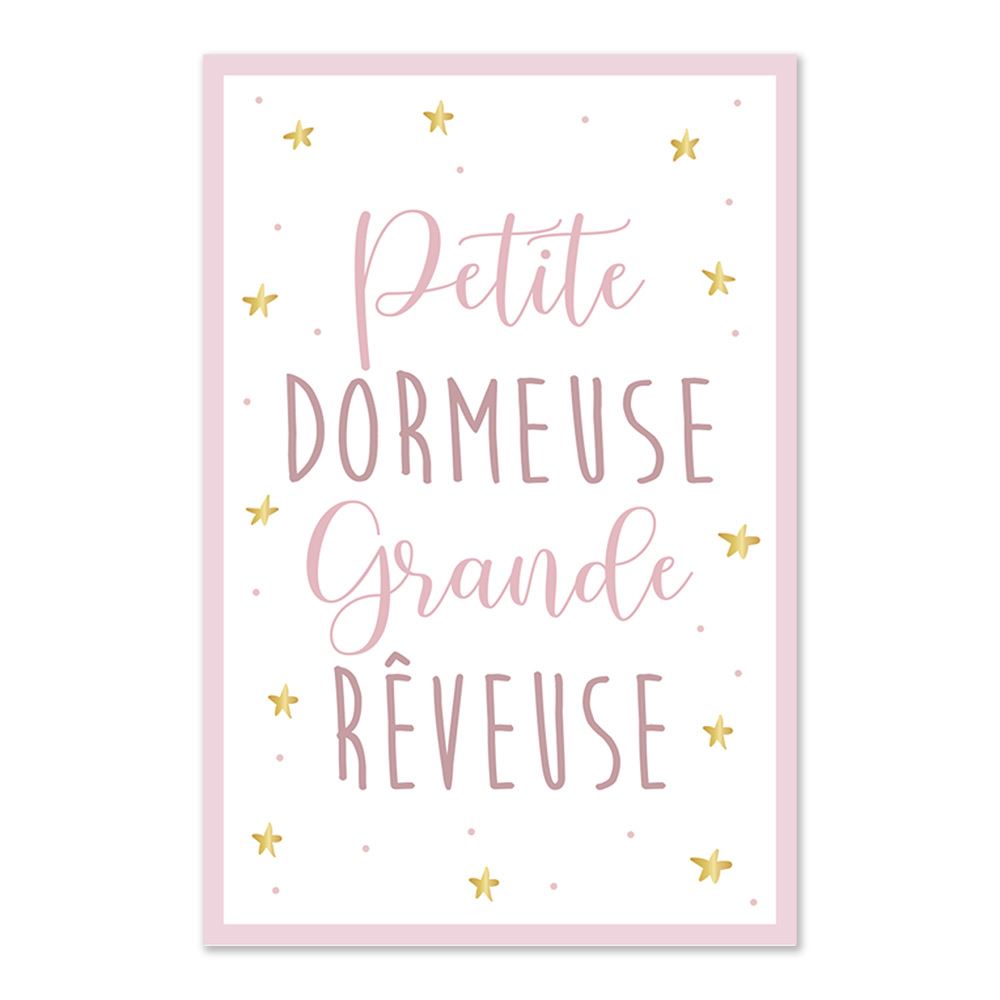 Toile "petite dormeuse" 20x30cms