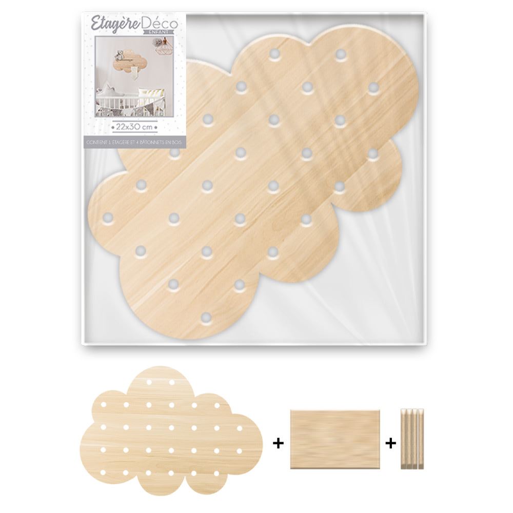 Etagere picots nuage
