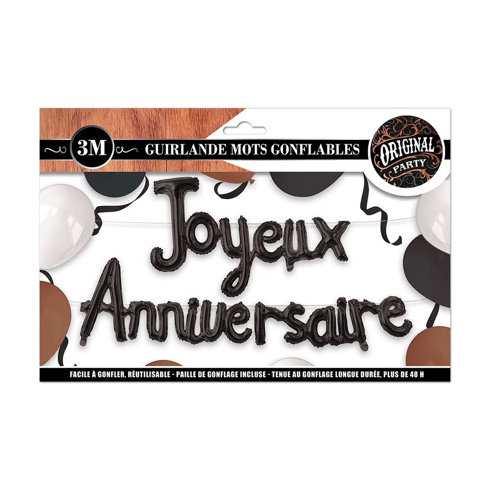 Guirlande mots anniv original party