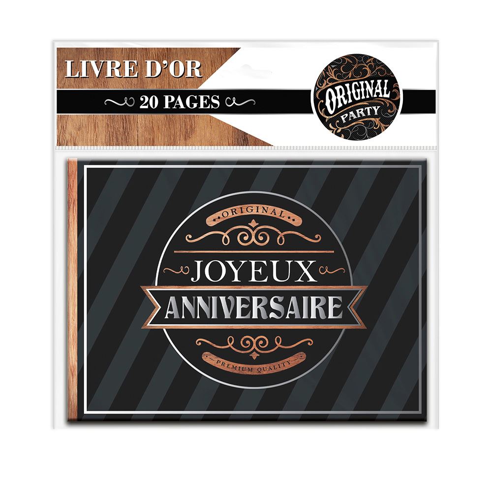 Livre d or anniv original party