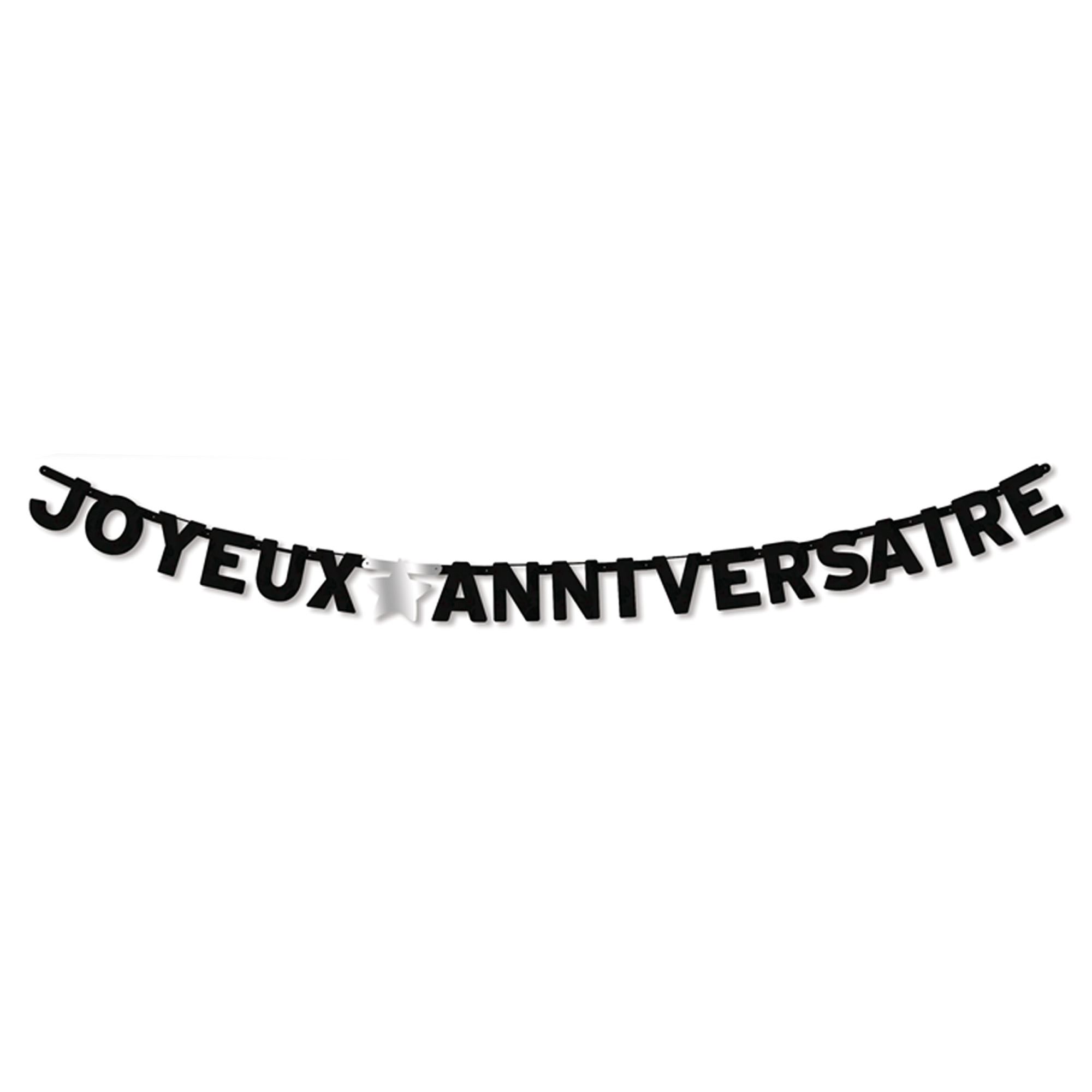 Guirlande lettres anniv original party