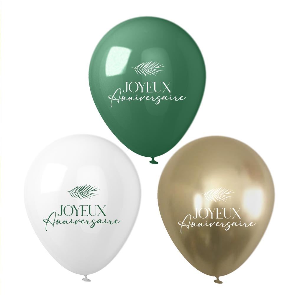 Sachet 8 ballons tropical party