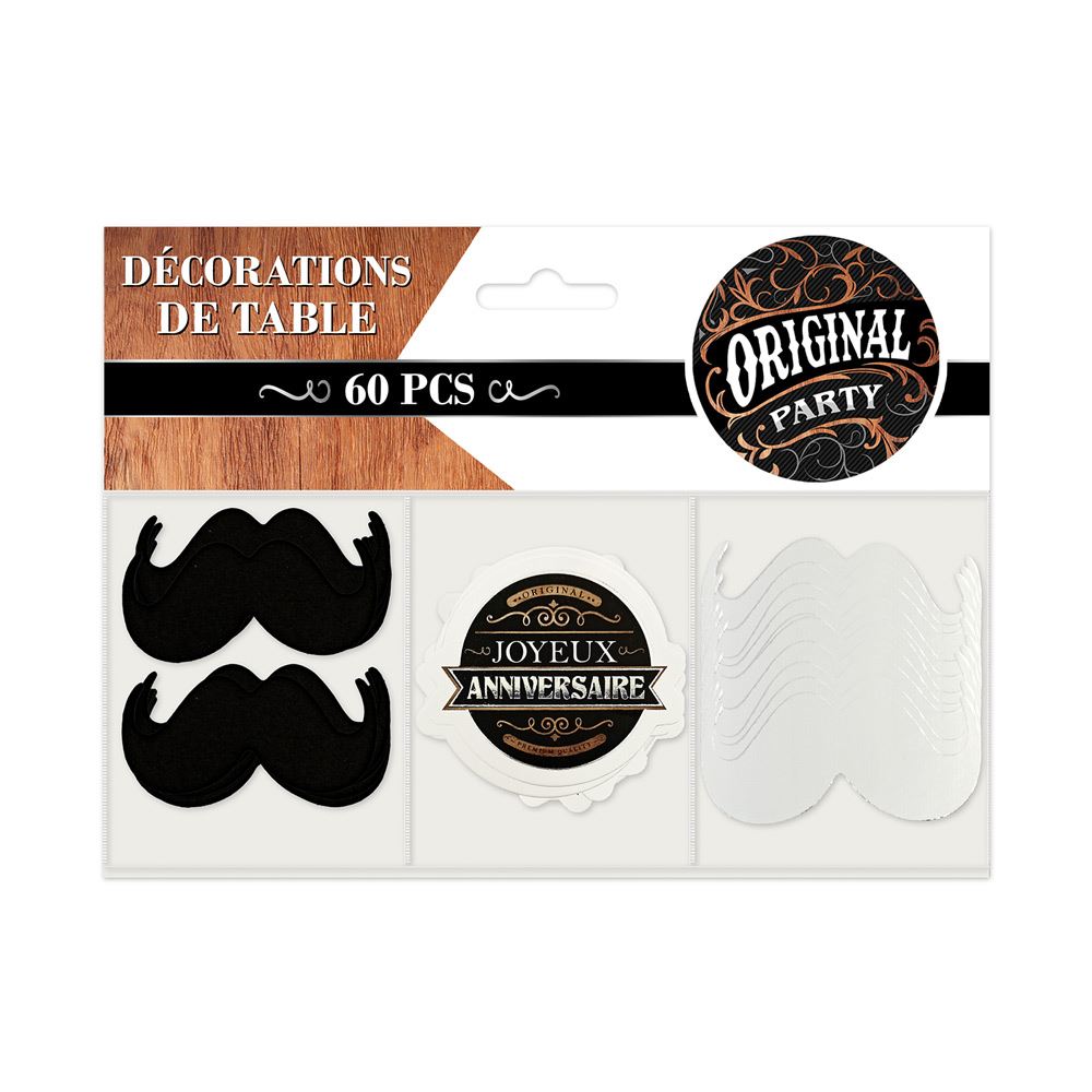 Sachet 60deco de table original party