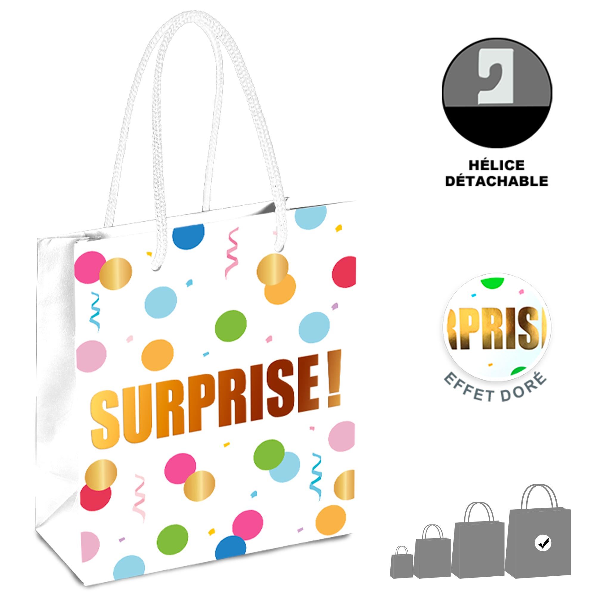 Pochette gm surprise cotillons