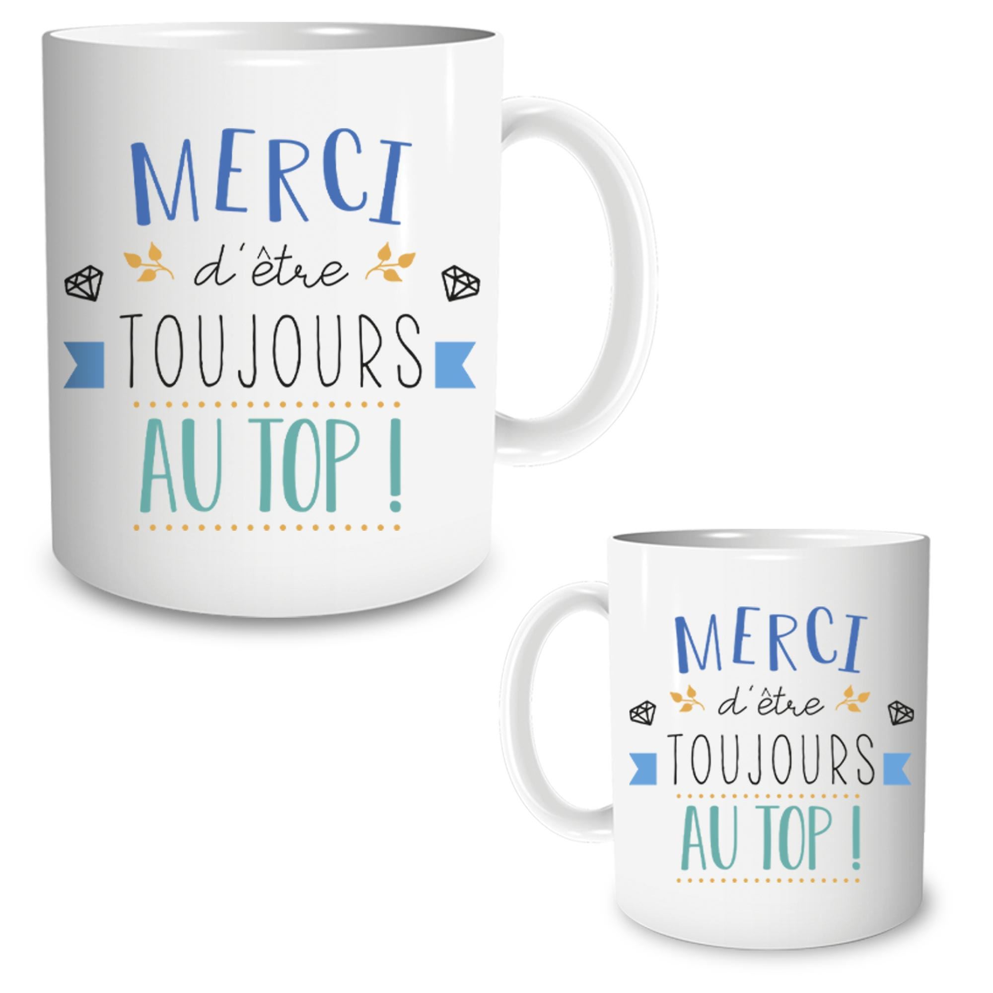 Mug merci au top