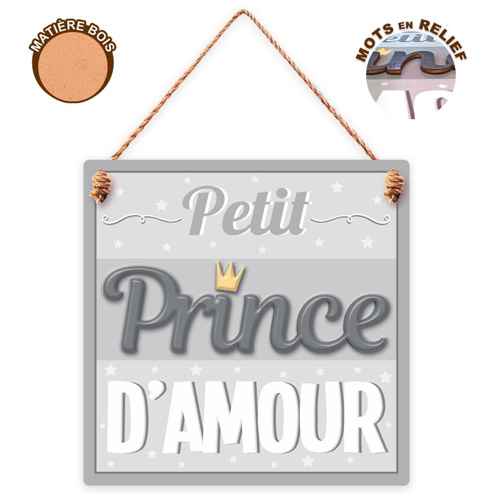 Plaque bois petit prince/