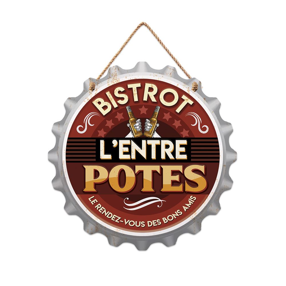 Capsule metal deco "entre potes"