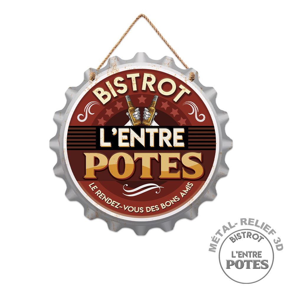 Capsule metal deco "entre potes"