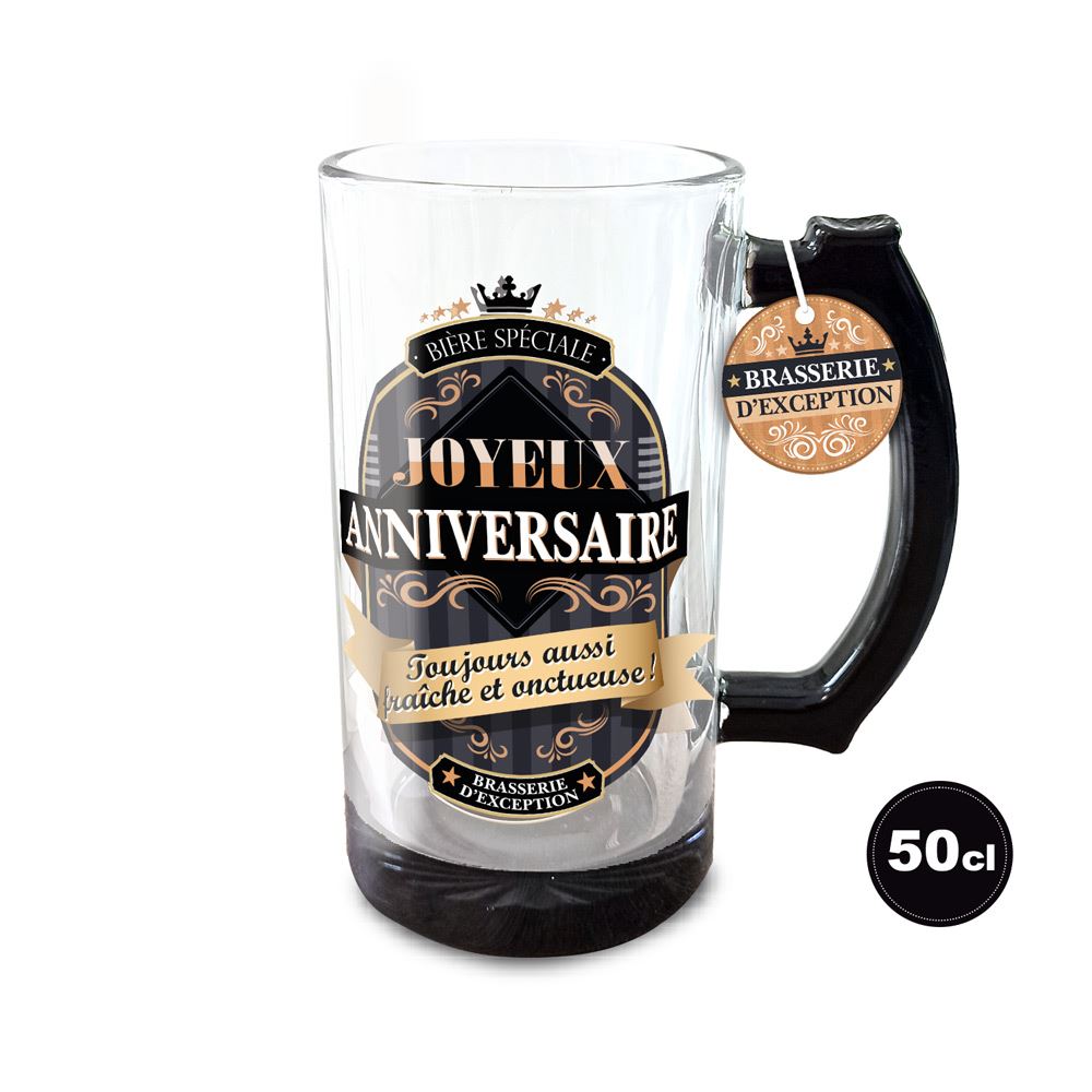 Chope noire joyeux anniversaire